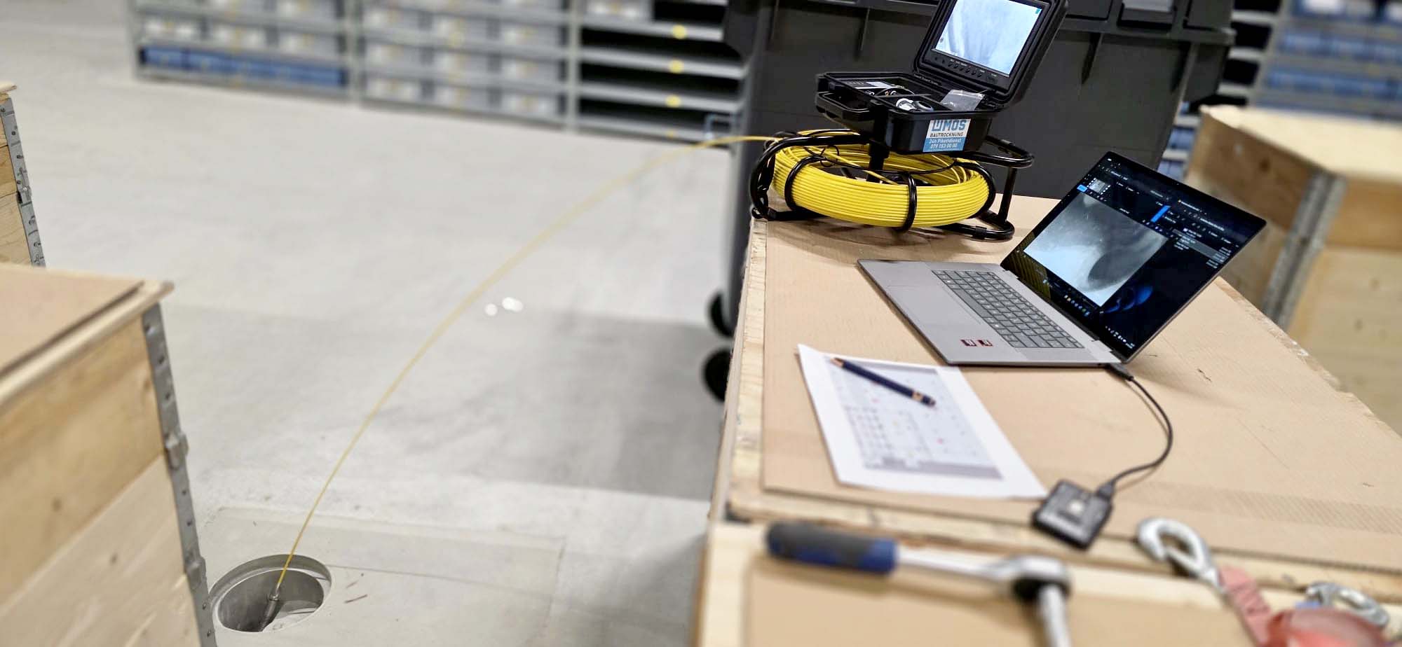 Leckortung - Rohrkamera / Endoskopie